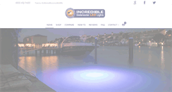 Desktop Screenshot of incredibleunderwaterlights.com